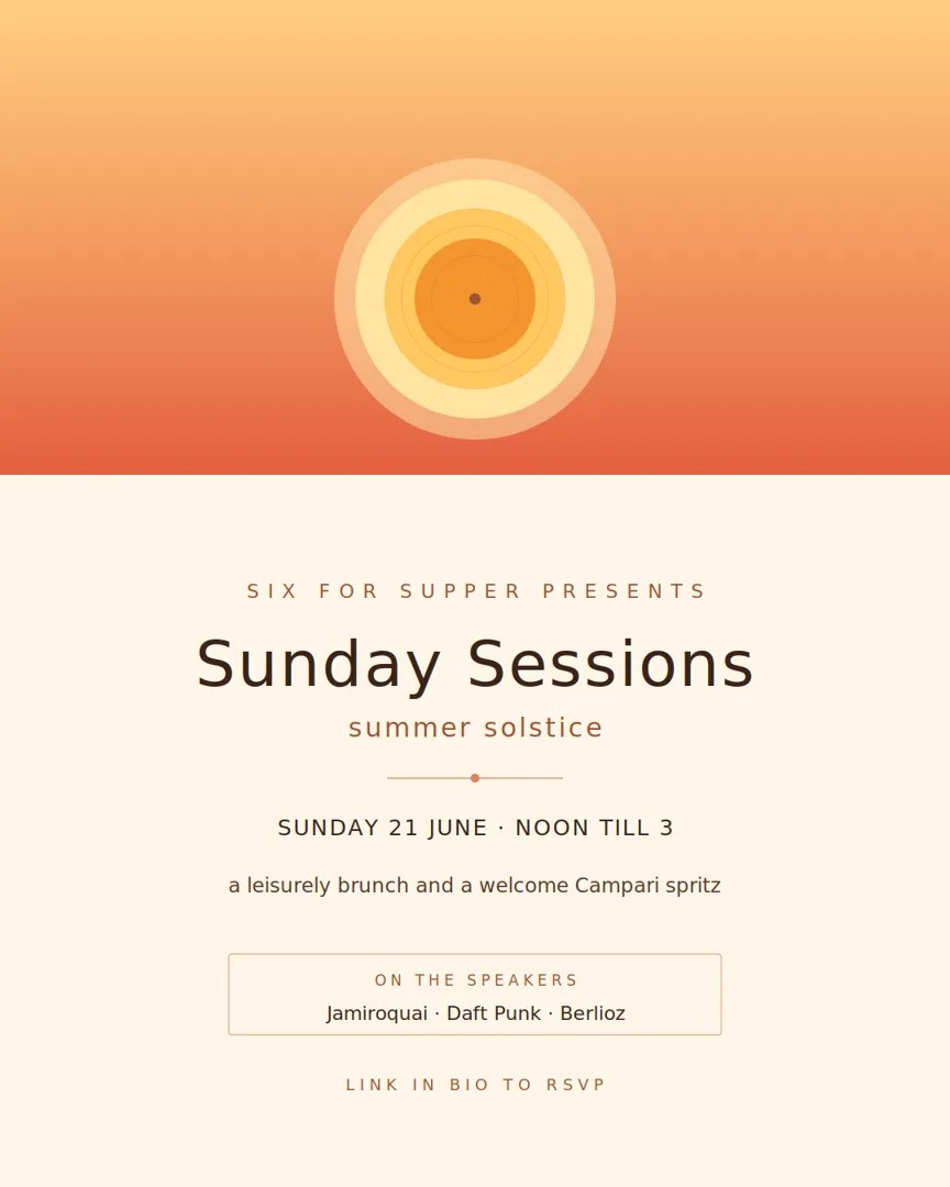 Sunday Sessions