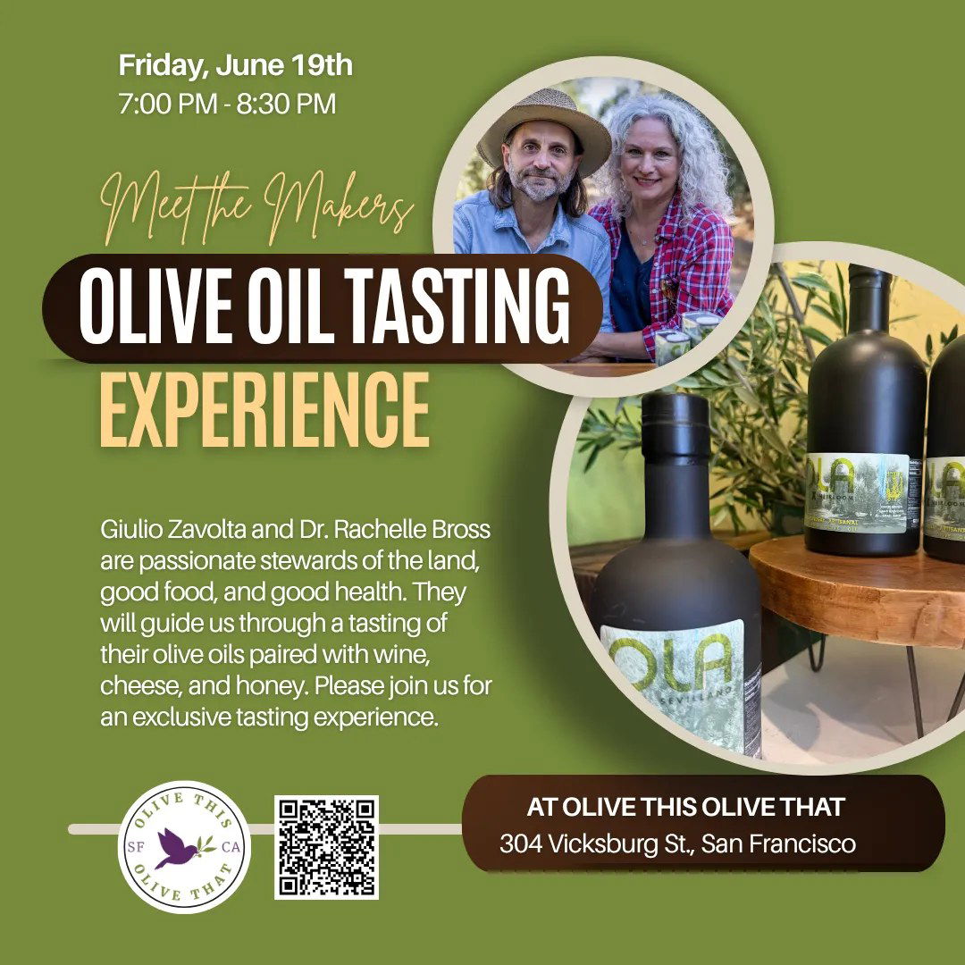 Meet the Makers of OLA: Olive Oil Tasting