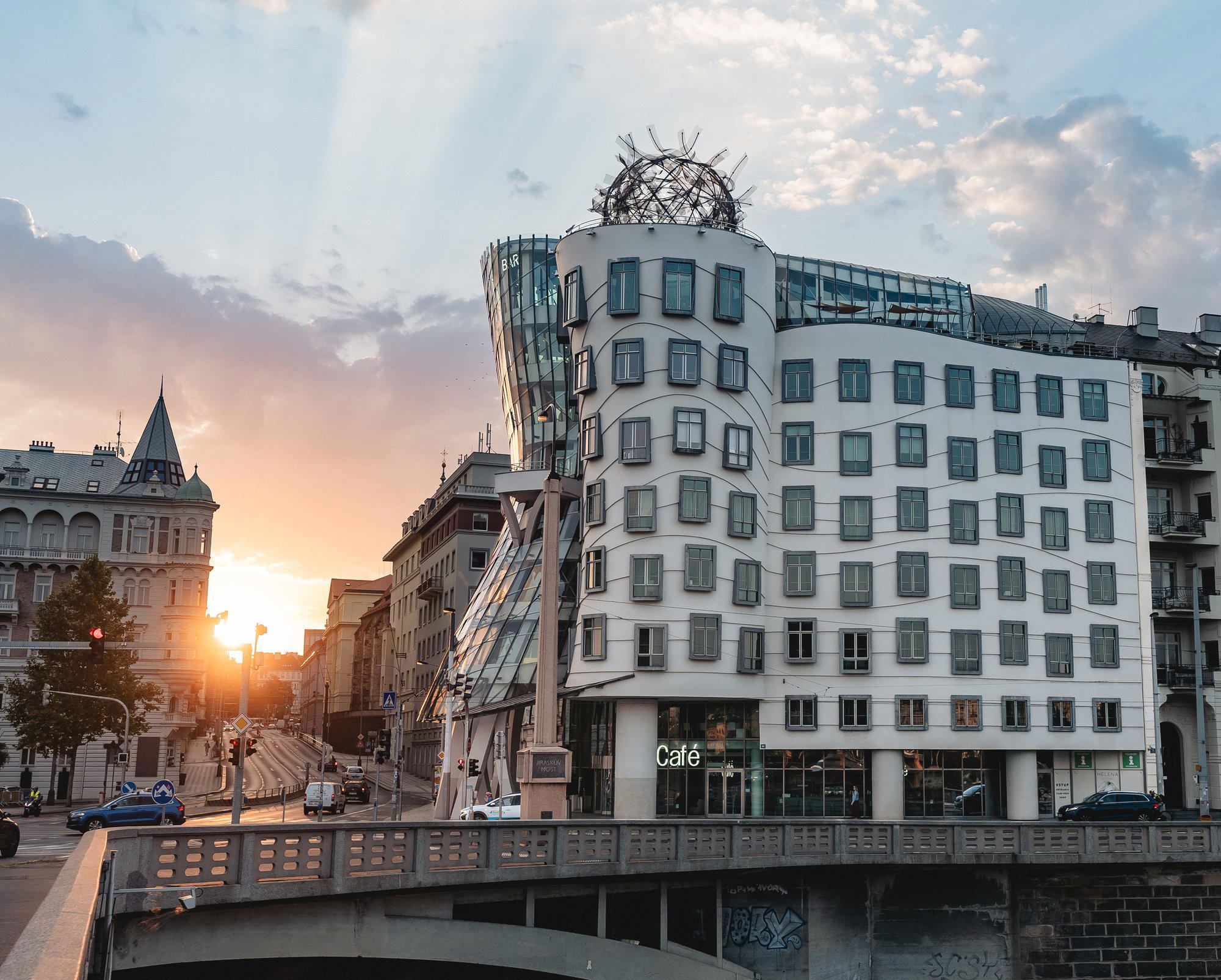Dancing House - Tančící dům hotel, Prague, Czech Republic