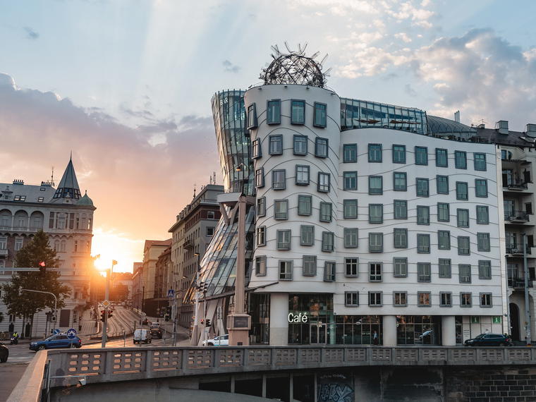 Dancing House - Tančící dům hotel, Prague, Czech Republic