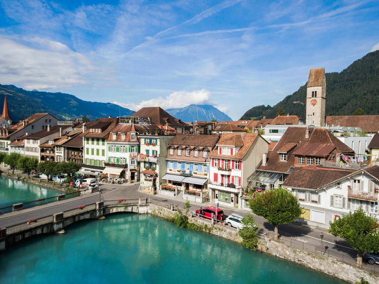 The Aarburg Hotel & Café, Unterseen, Switzerland