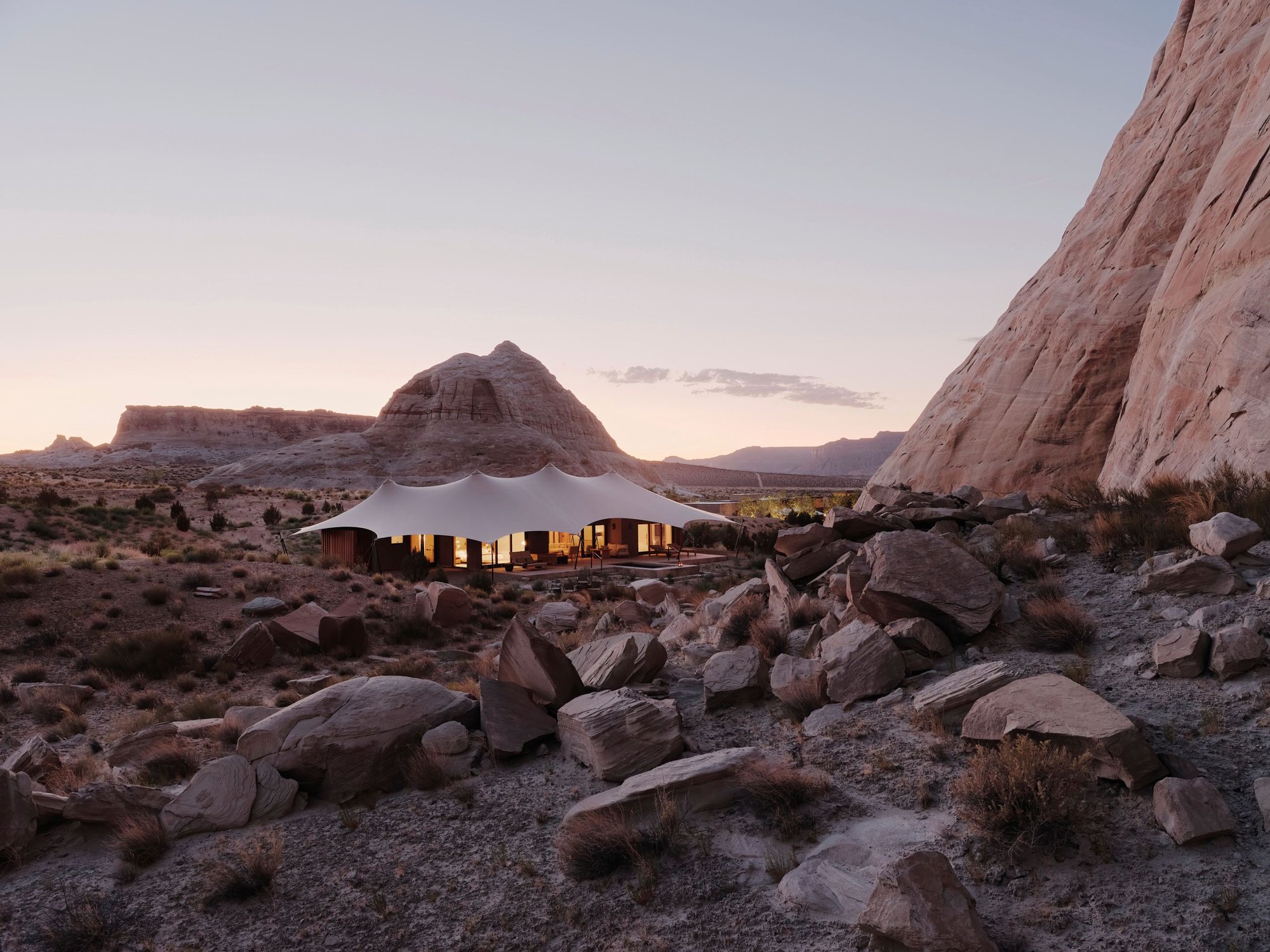 Camp Sarika at Amangiri hotel in Kane County, United States