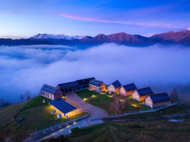 Nebesa Chalets, Kobarid, Slovenia