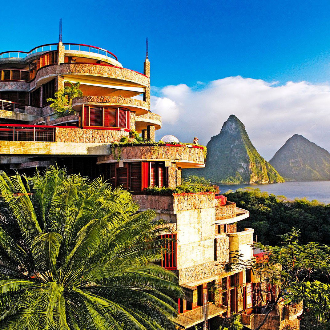 Jade Mountain, Hotel in Soufriere