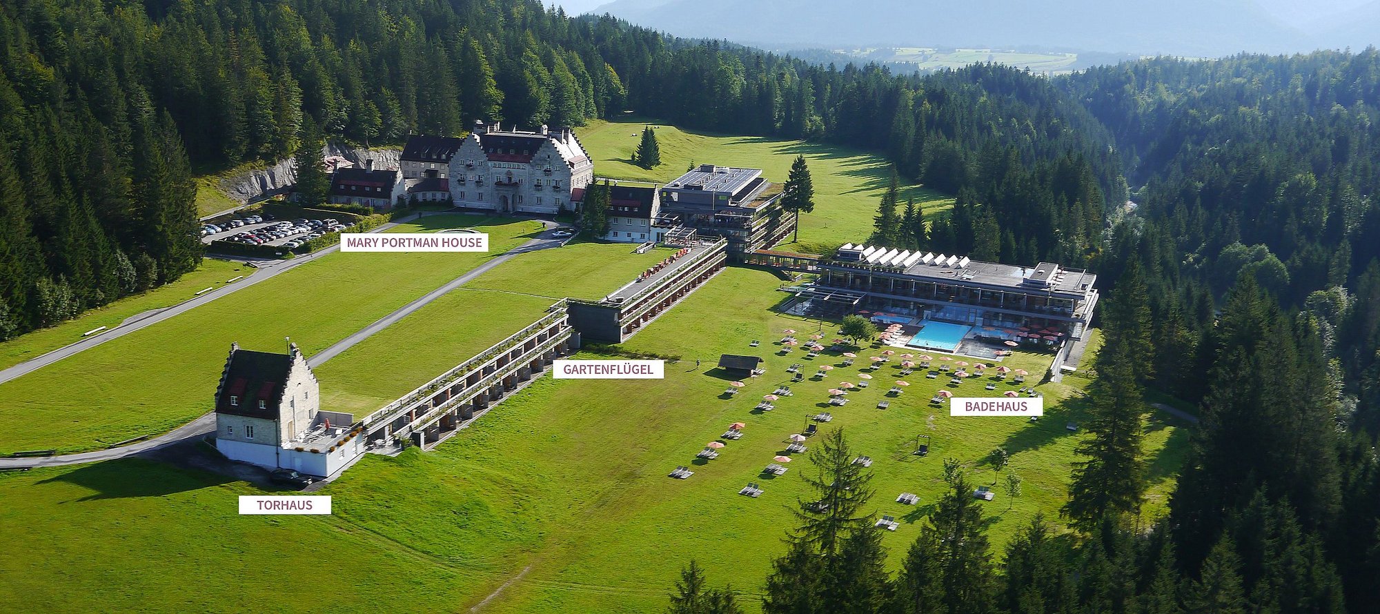 Das Kranzbach hotel in Krün, Germany