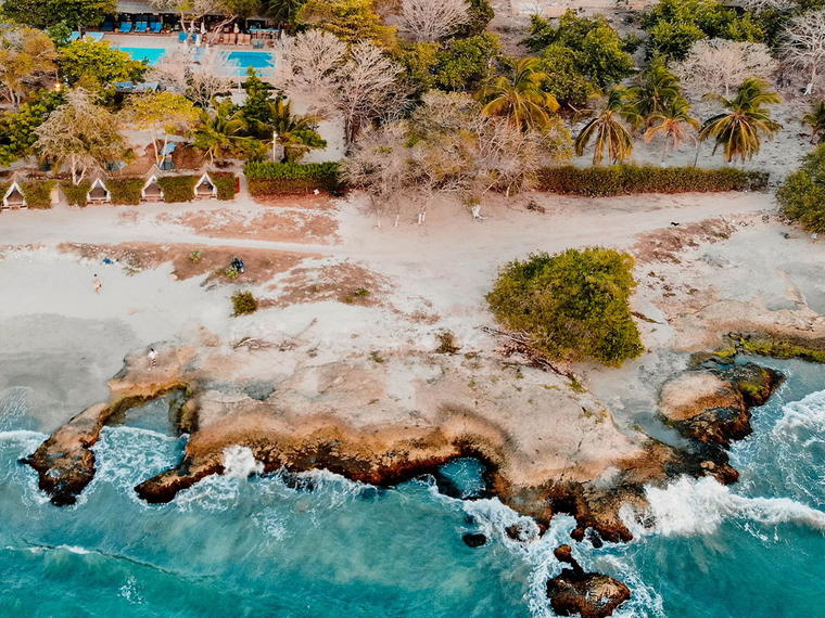 Blue Apple Beach, Cartagena, Colombia