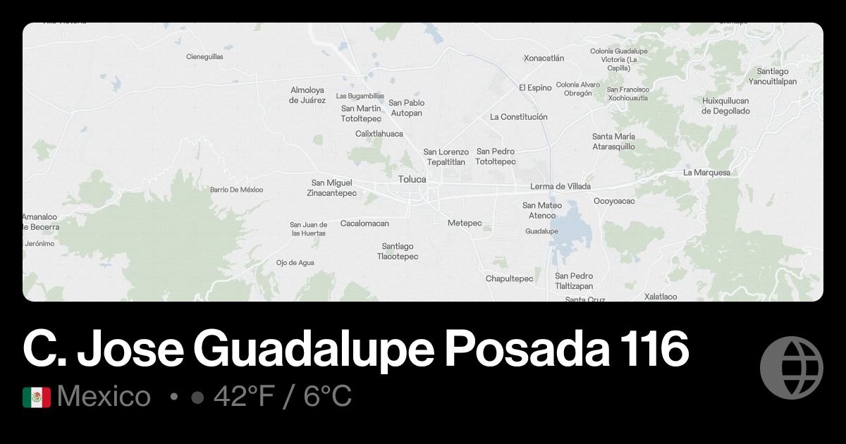 C. Jose Guadalupe Posada 116