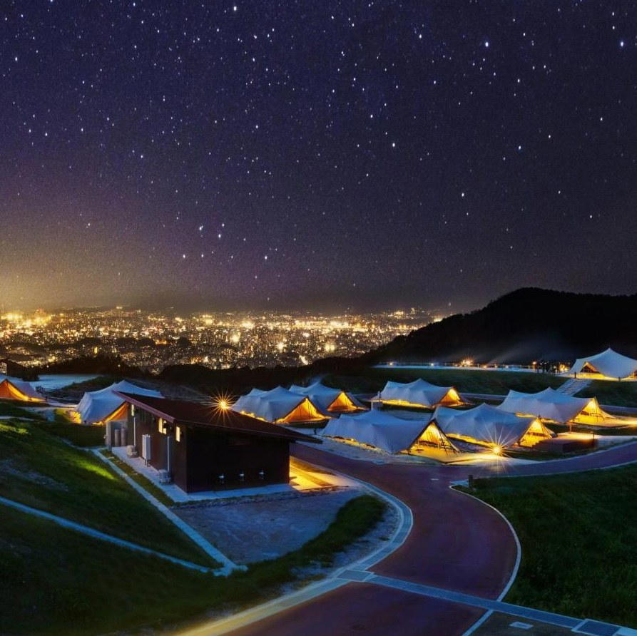 Snow Peak YAKEI SUITE hotel in Fukuoka