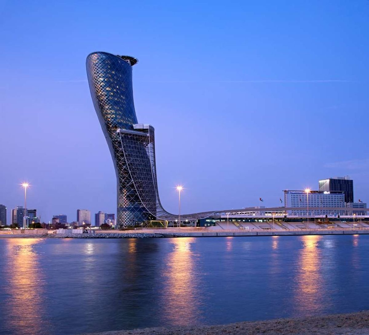 Andaz Capital Gate Abu Dhabi hotel in Abu Dhabi, United Arab Emirates