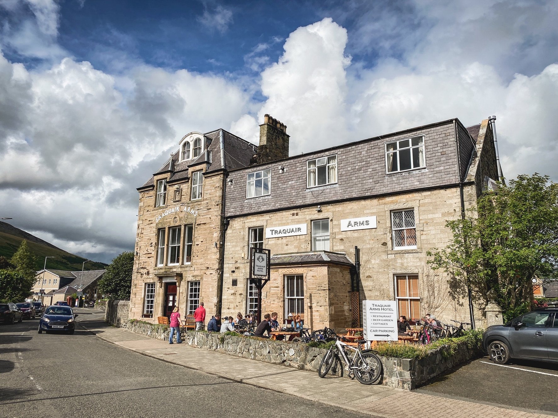 Traquair House hotel in Scottish Borders, United Kingdom