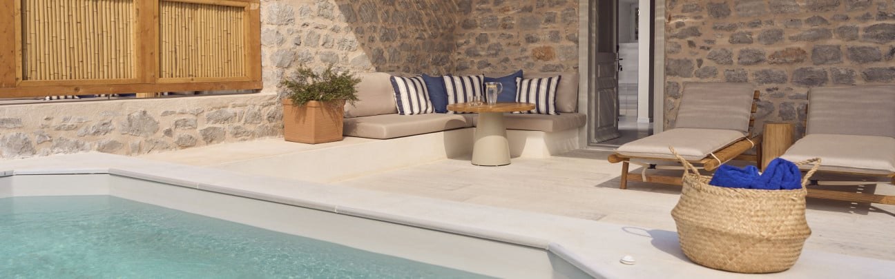 Mandraki Beach Resort, Hydra, Greece