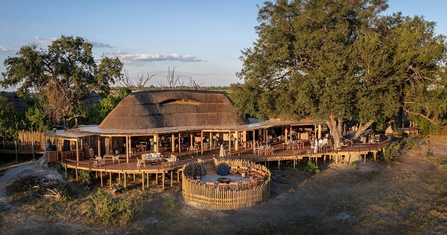 Tawana hotel in Moremi Game Reserve, Botswana