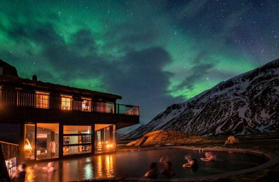 Eleven Deplar Farm hotel in Olafsfjördur, Iceland