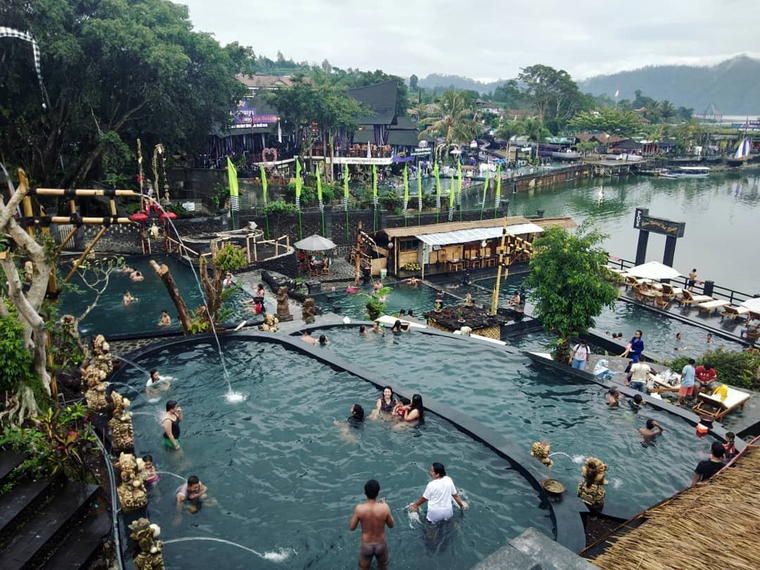 Batur Natural Hot Spring, Kintamani, Indonesia