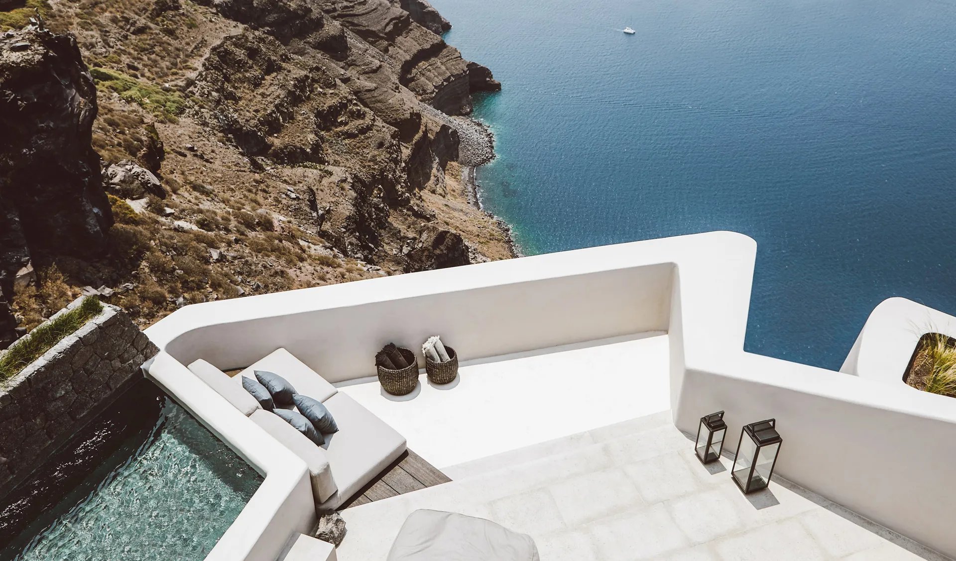Vora hotel in Santorini, Greece