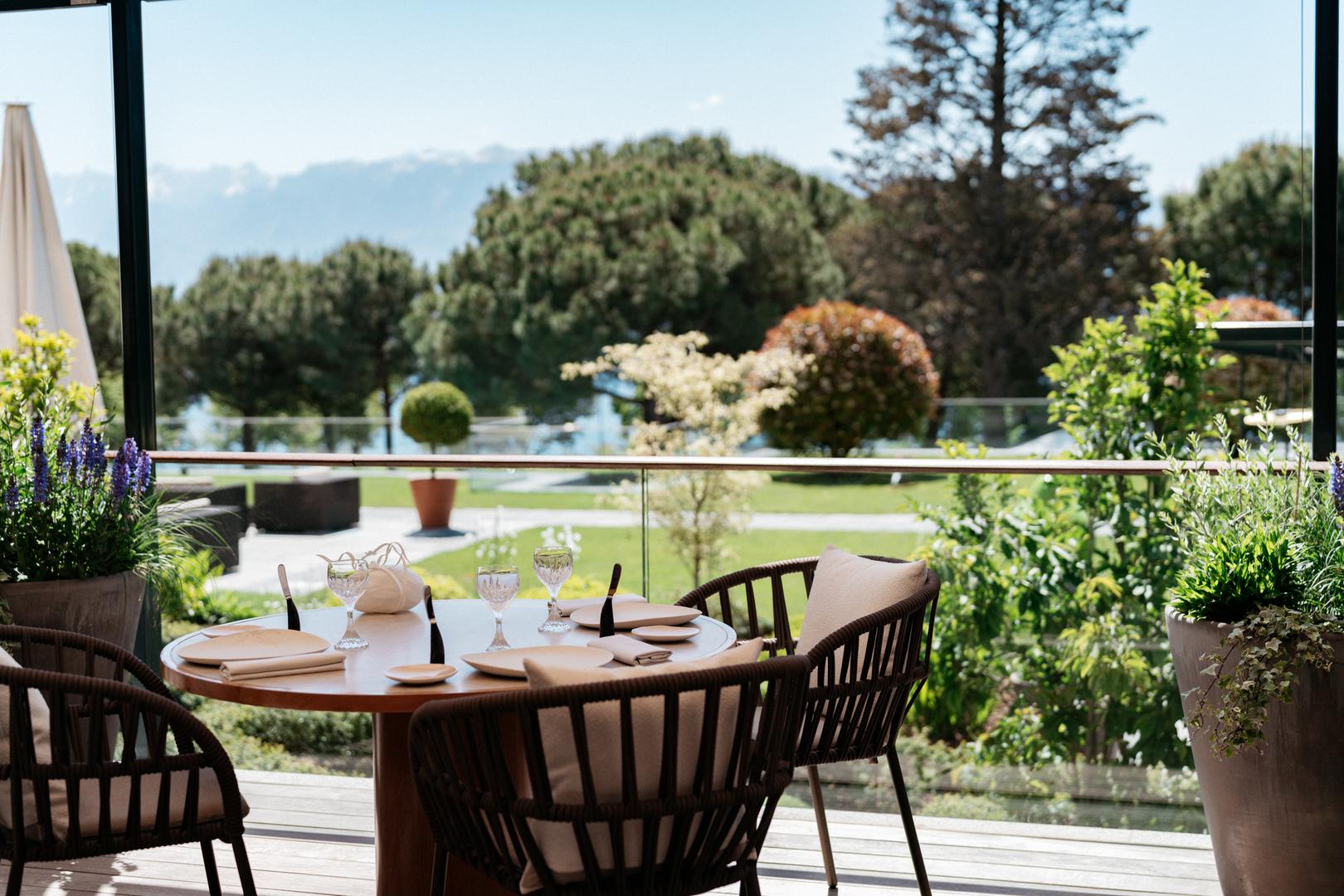 Beau-Rivage Palace hotel in Lausanne