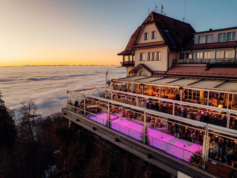 Hotel UTO KULM car-free hideaway in Zurich, Uetliberg, Switzerland