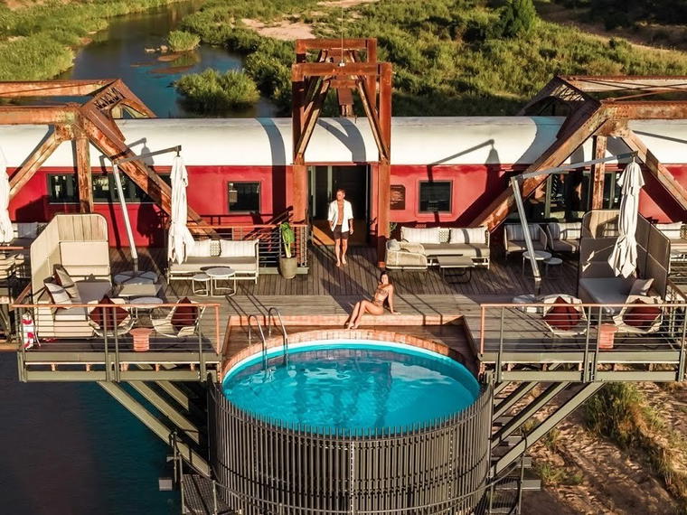 Kruger Shalati - The Train on The Bridge, Skukuza, South Africa