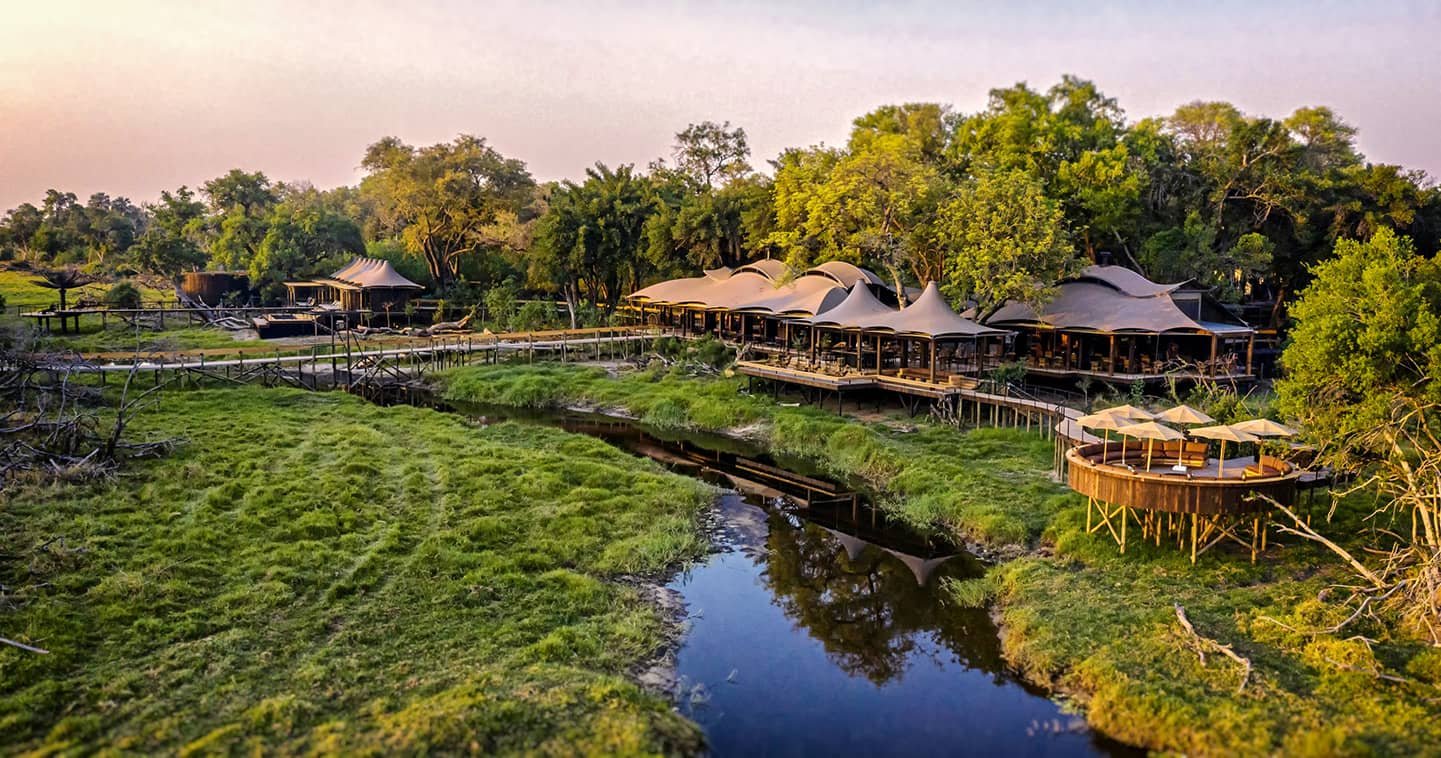 Xigera Safari Lodge hotel in Moremi Game Reserve, Botswana