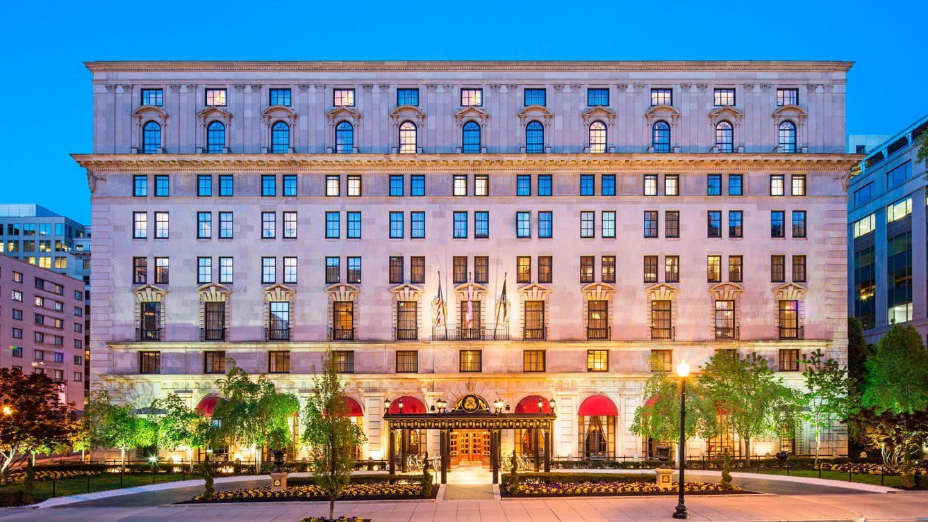 The St. Regis Washington, D.C. hotel in Washington DC