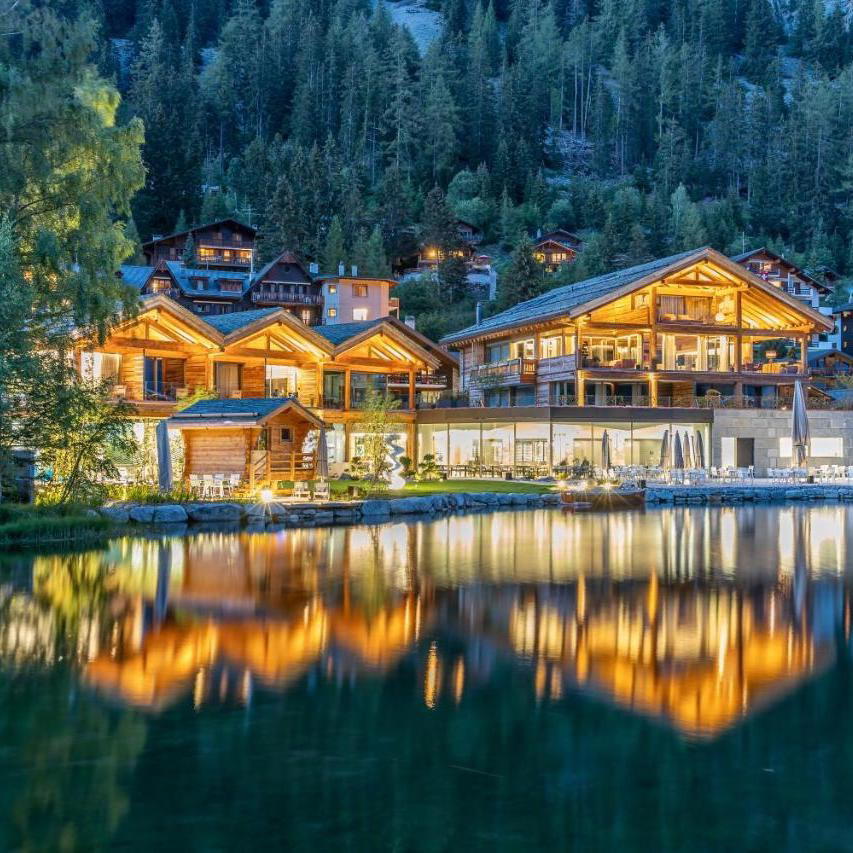 Au Club Alpin hotel in Champex-Lac, Switzerland