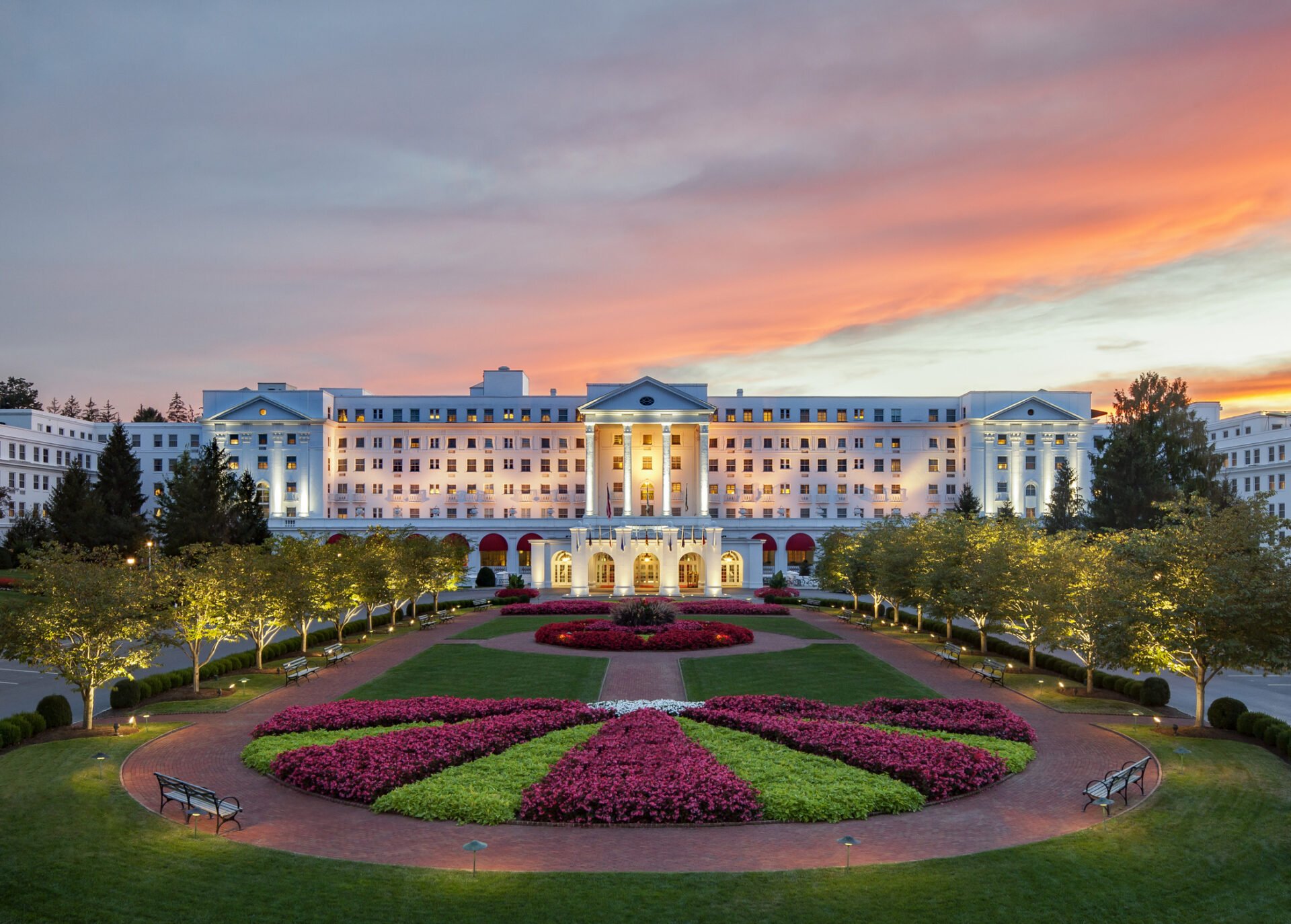 The Greenbrier hotel in White Sulphur Springs, United States