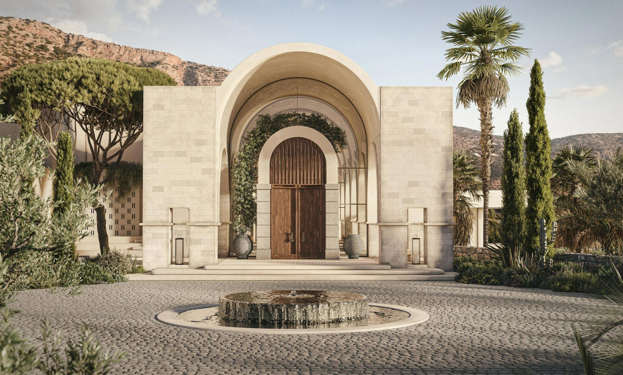 Rosewood Blue Palace hotel in Elounda