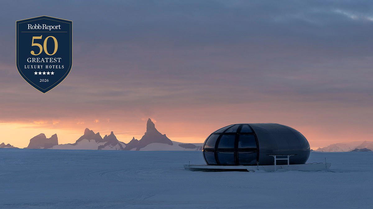 White Desert Echo Camp hotel in Queen Maud Land, Antarctica