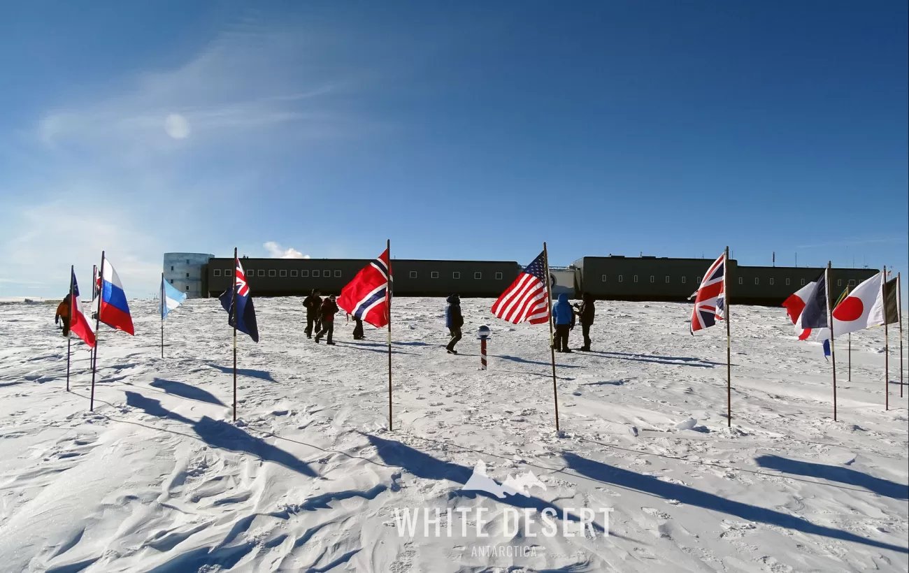 Dixie’s Camp hotel in South Pole, Antarctica