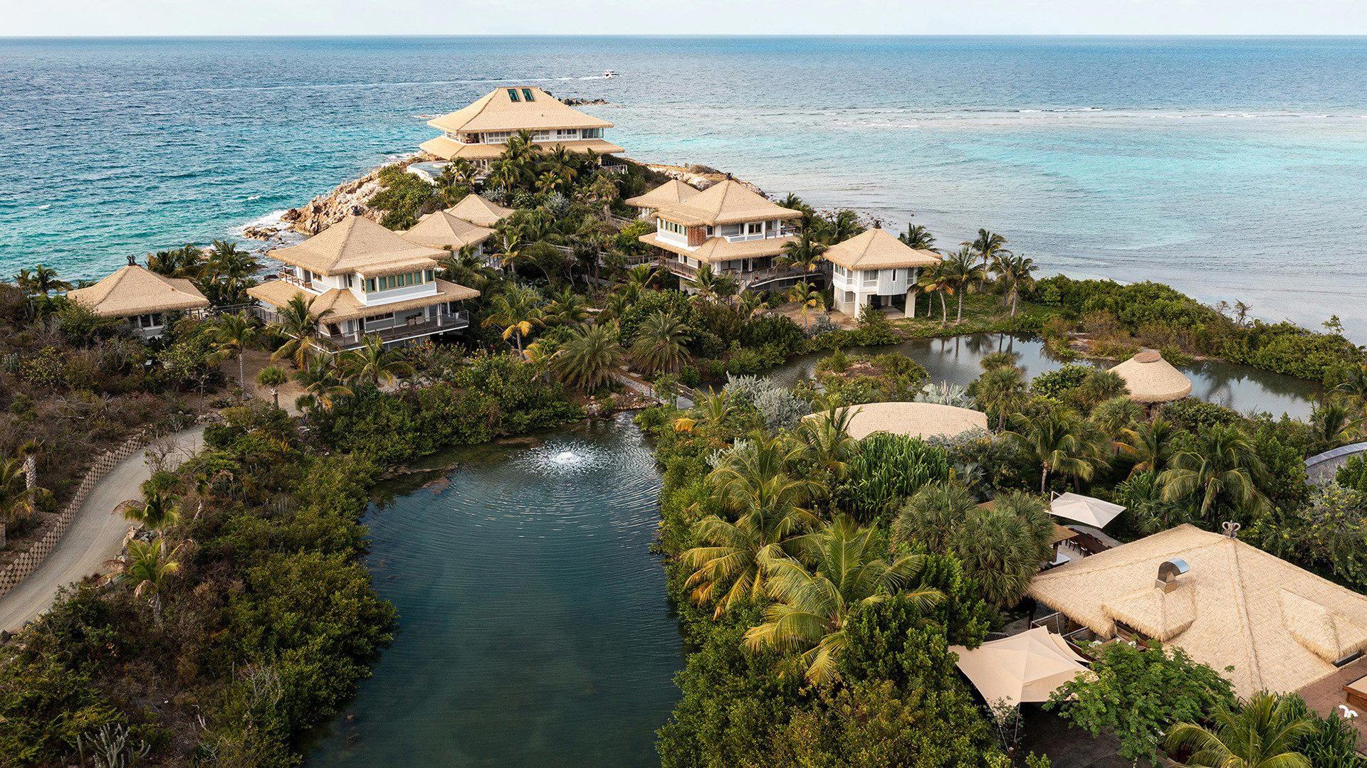 The Branson Beach Estate on Moskito Island, Moskito Island, British Virgin Islands