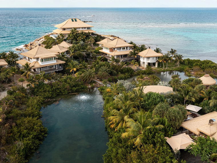 The Branson Beach Estate on Moskito Island, Moskito Island, British Virgin Islands