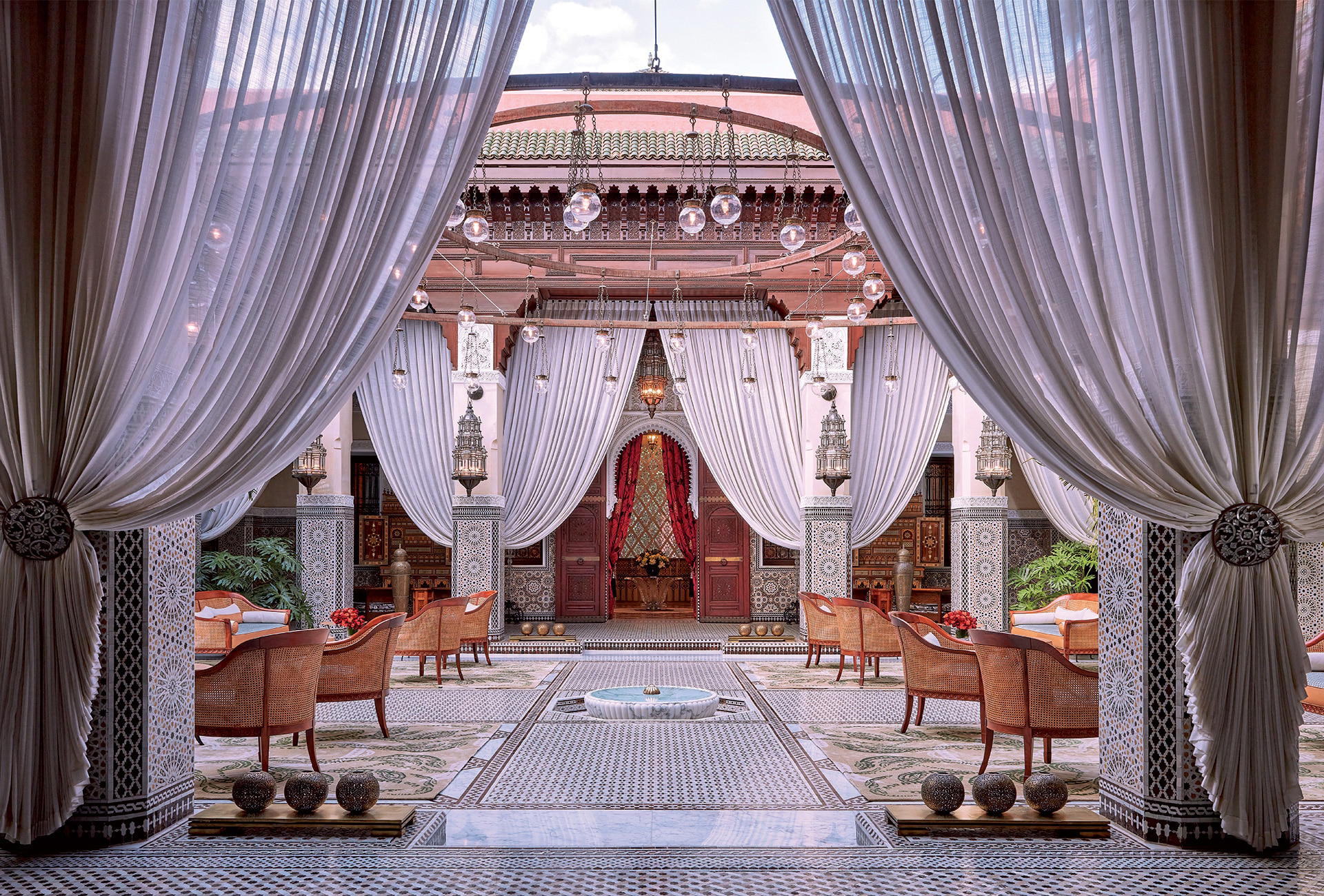Royal Mansour hotel in Marrakech