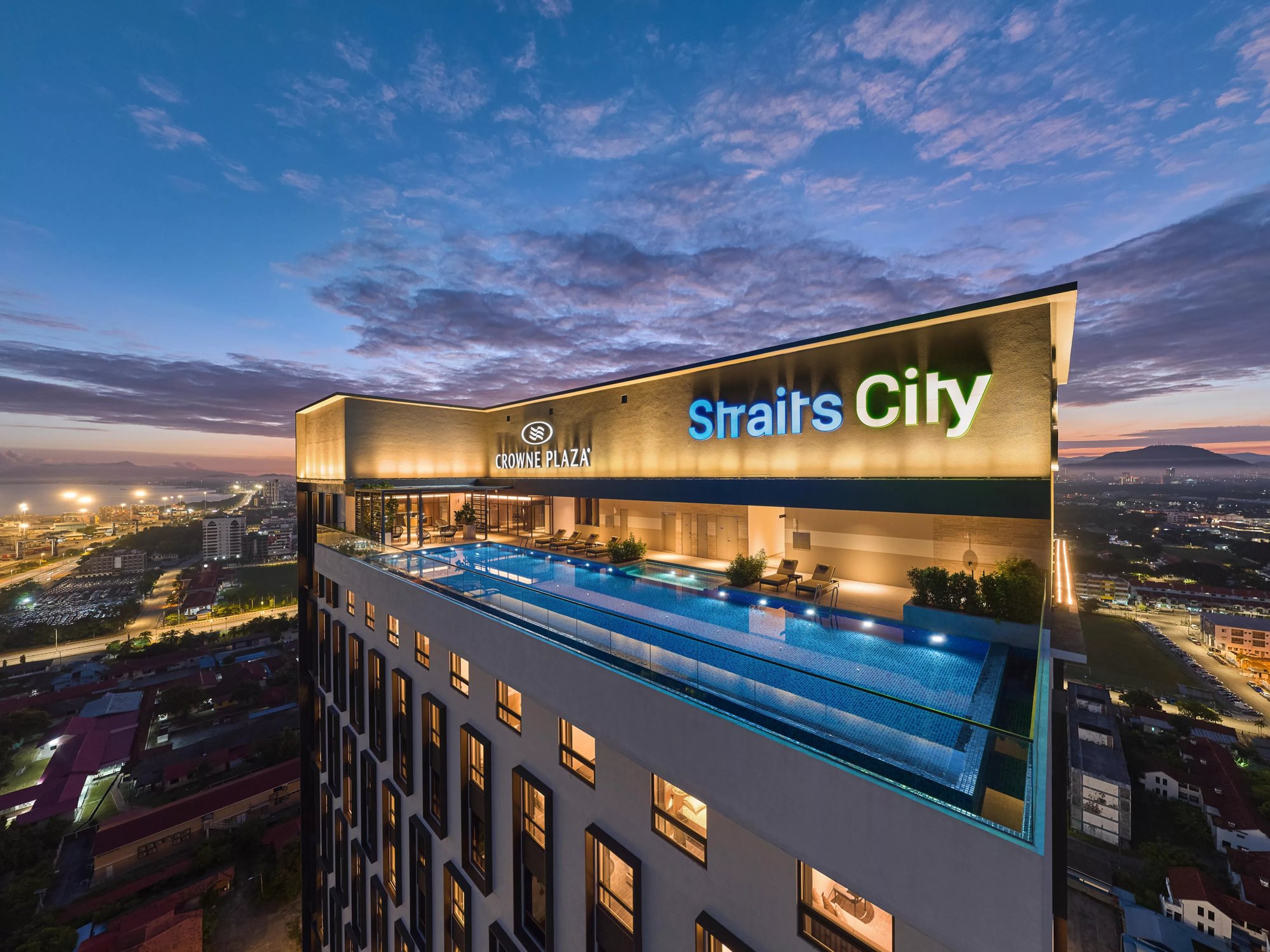 Crowne Plaza Penang Straits City hotel in Butterworth, Malaysia