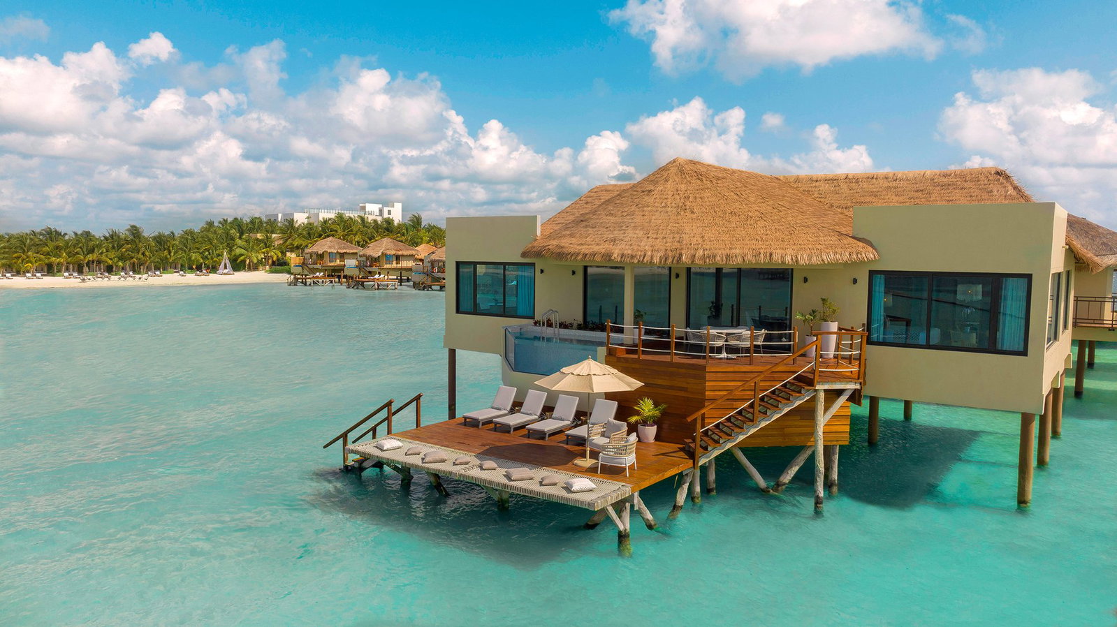 Palafitos Overwater Bungalows, Playa del Carmen, Mexico