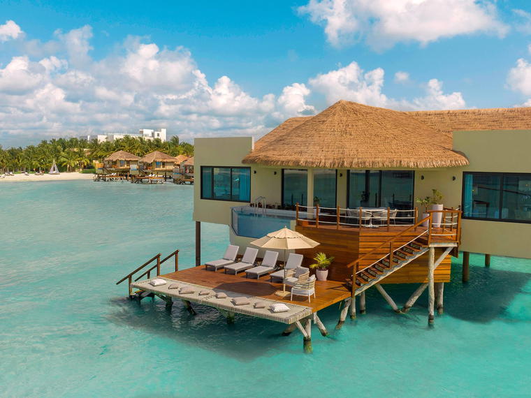 Palafitos Overwater Bungalows, Playa del Carmen, Mexico
