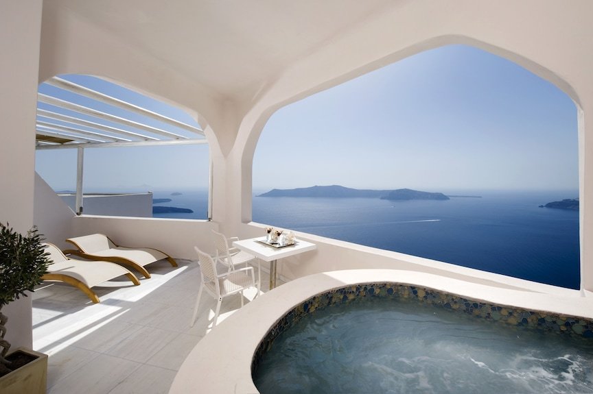 Gold Suites hotel in Santorini, Greece