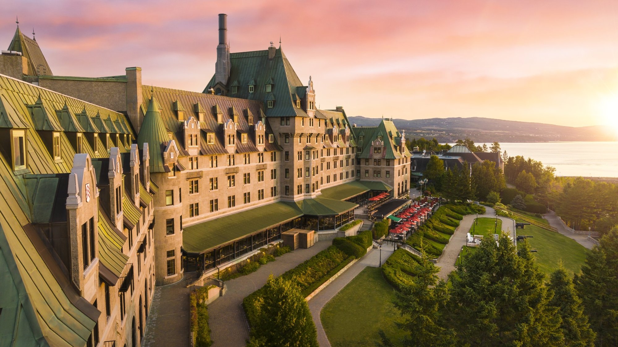 Fairmont Le Manoir Richelieu hotel in Quebec, Canada