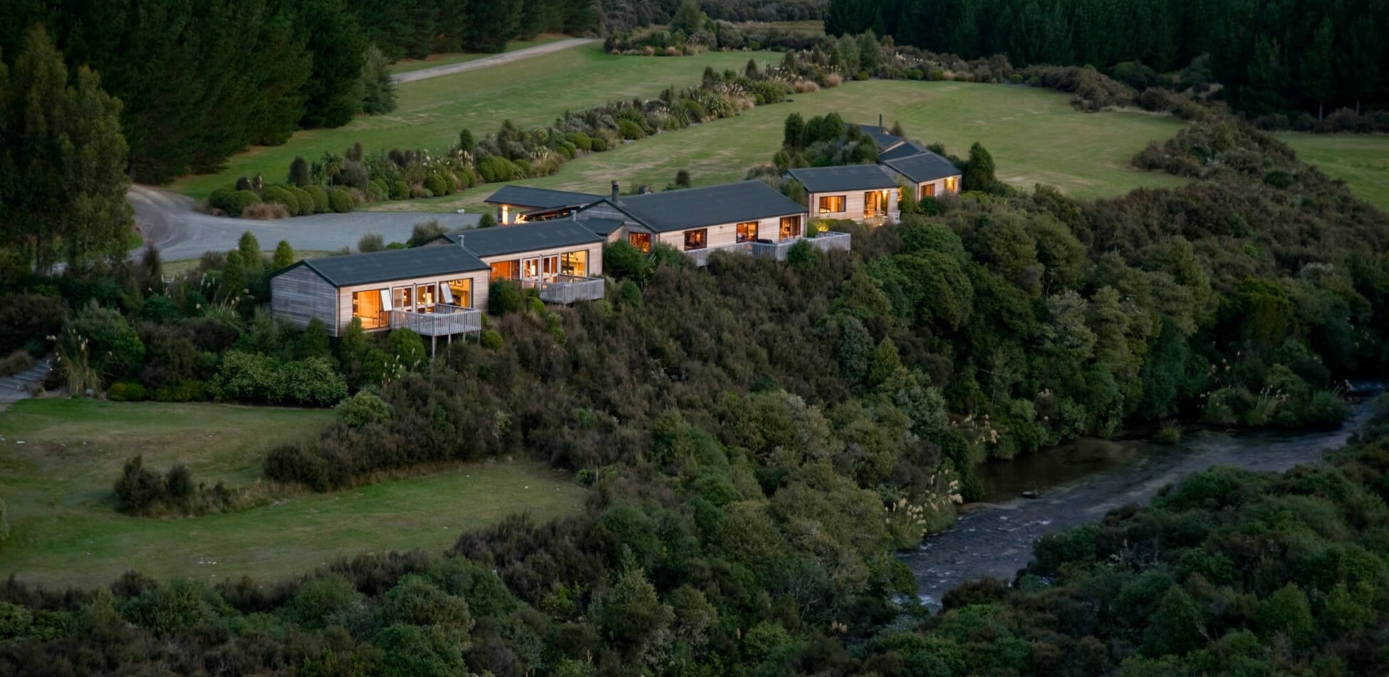 Poronui Lodge hotel in Taharua, New Zealand