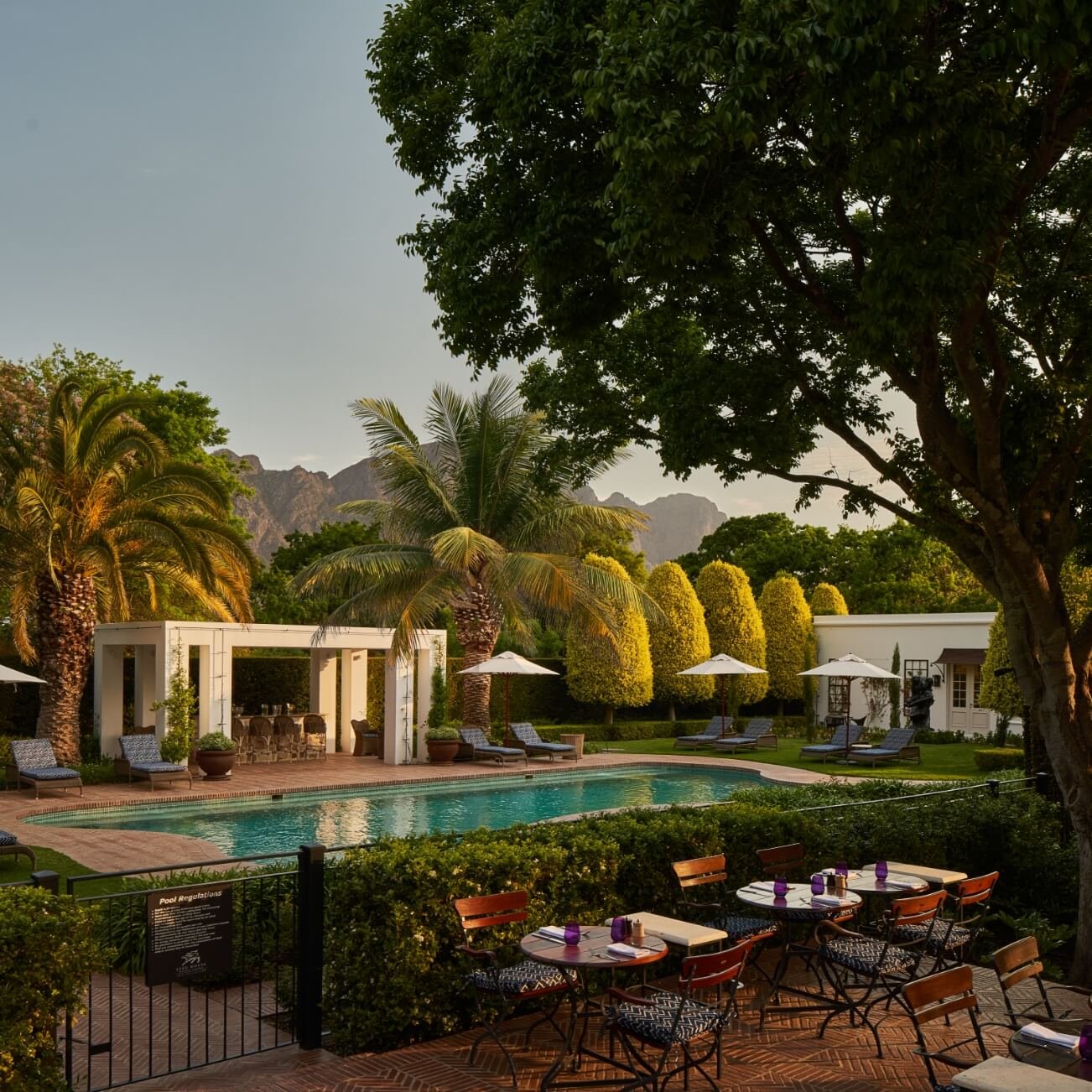 Leeu House hotel in Franschhoek, South Africa