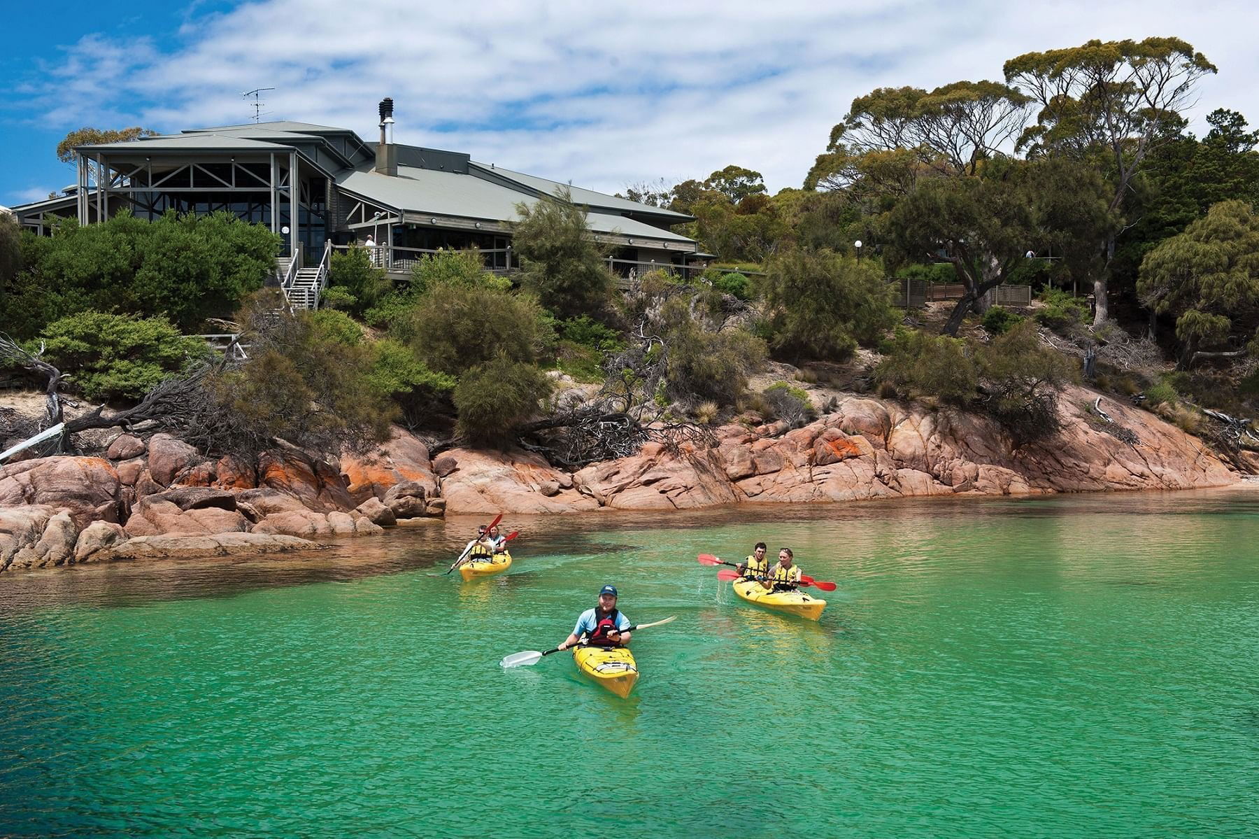 Freycinet Lodge hotel in Coles Bay, Australia