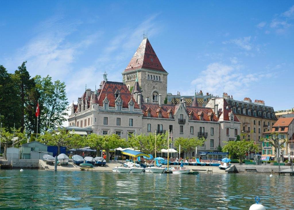Château d’Ouchy hotel in Lausanne, Switzerland