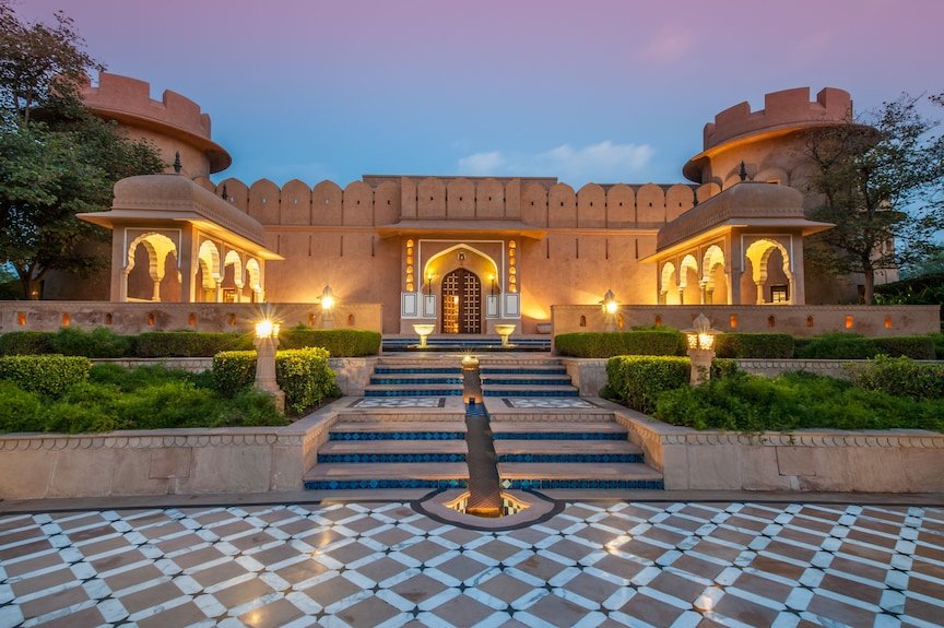 The Oberoi Rajvilas hotel in Jaipur, India