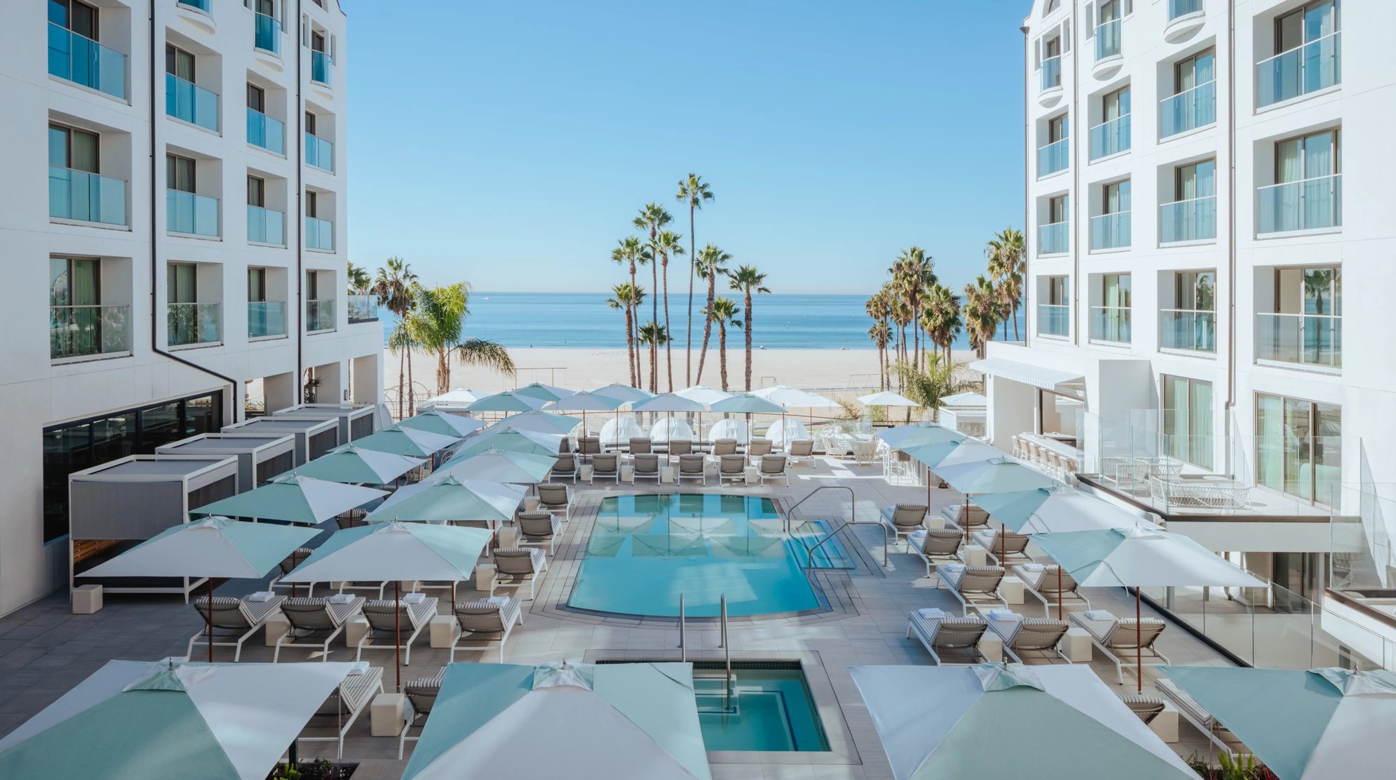Regent Santa Monica Beach hotel in Los Angeles, United States