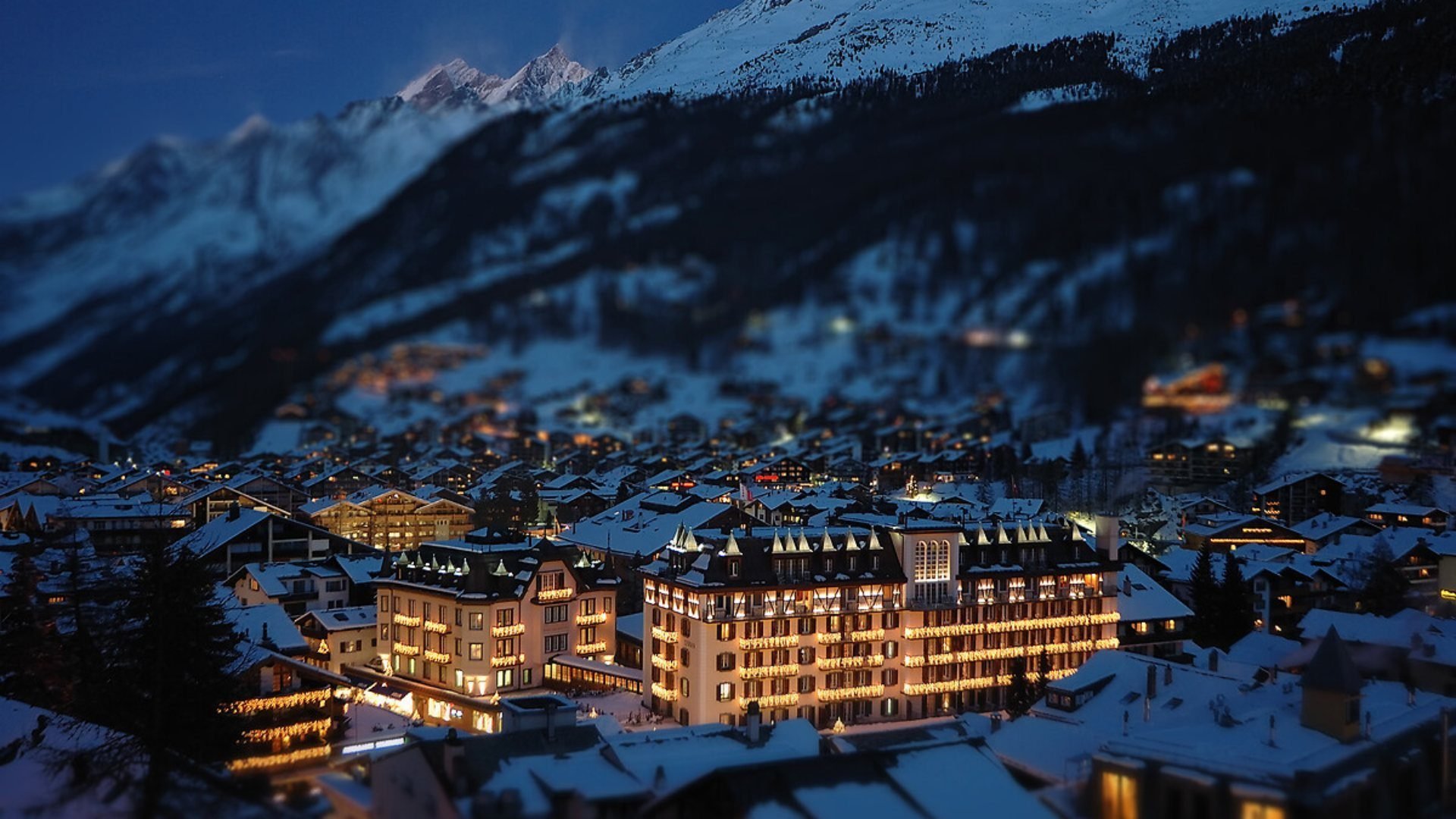 Mont Cervin Palace hotel in Zermatt, Switzerland