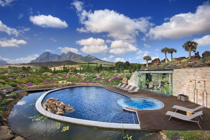 Babylonstoren hotel in Paarl, South Africa