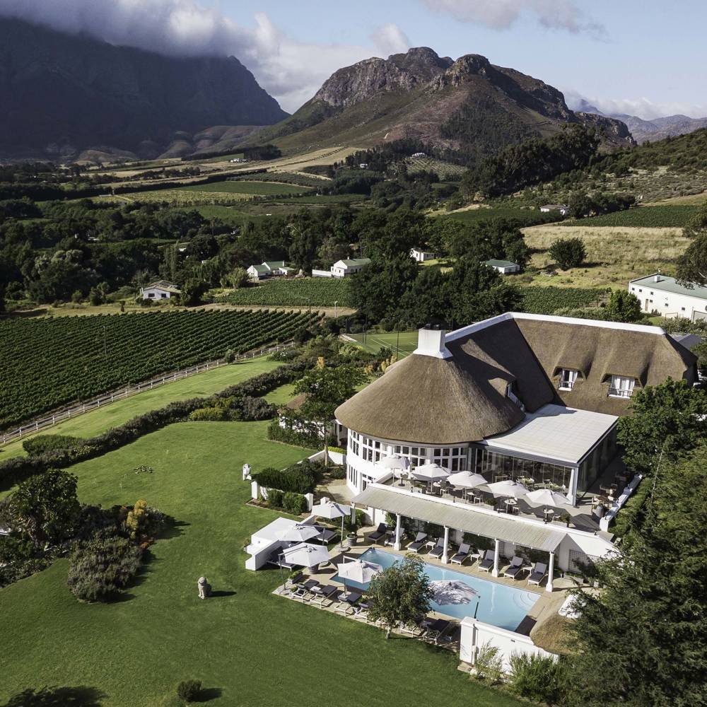 Mont Rochelle hotel in Franschhoek, South Africa