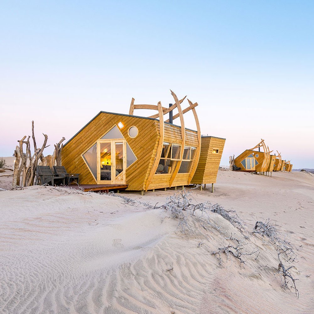 Shipwreck Lodge hotel in Möwebaai, Namibia