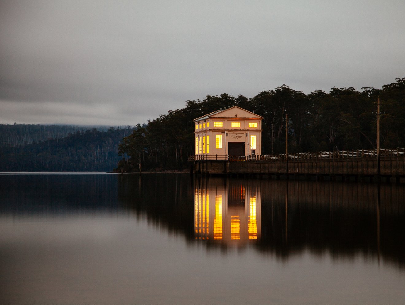 Pumphouse Point, Lake St Clair, Australia