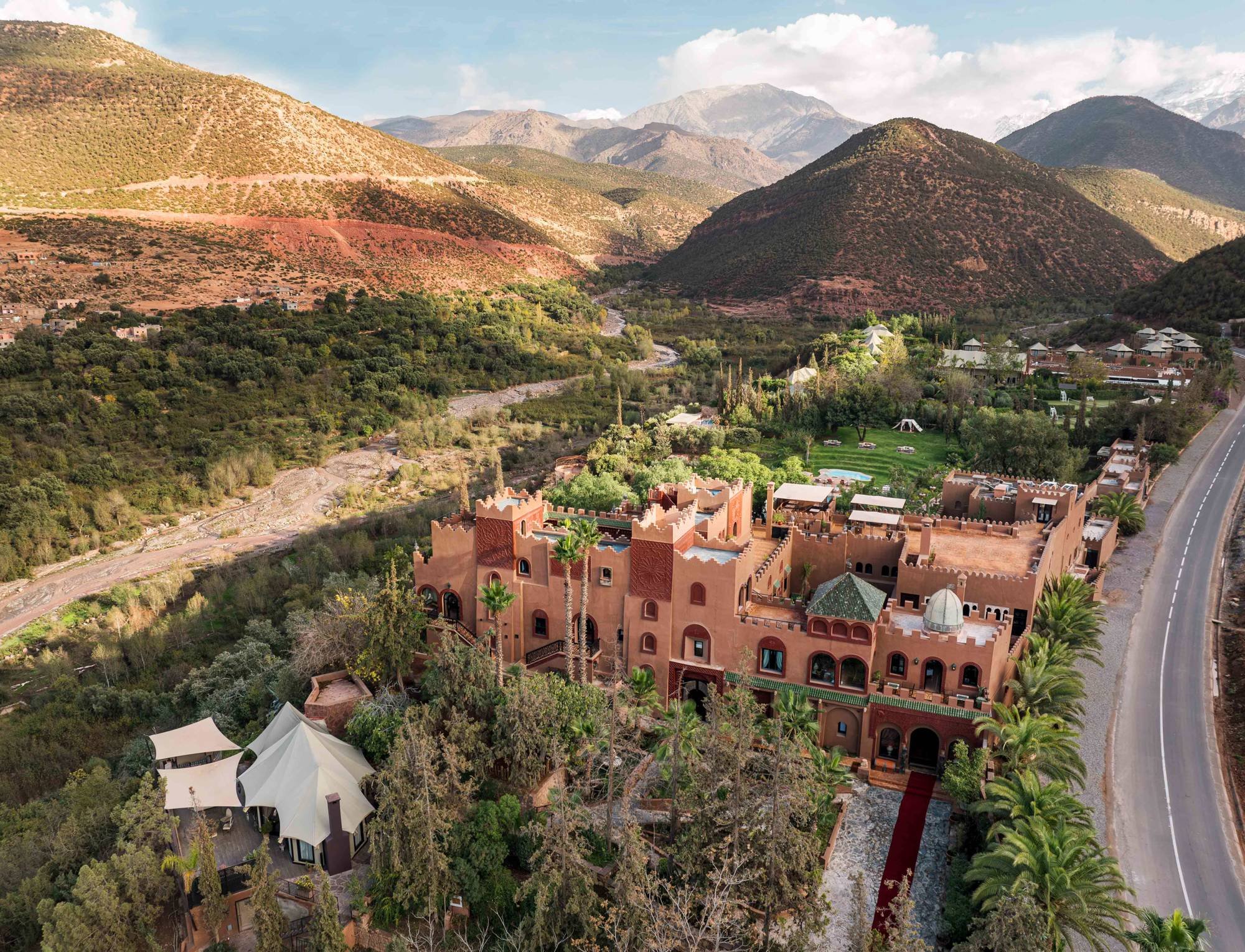 Kasbah Tamadot hotel in Asni, Morocco