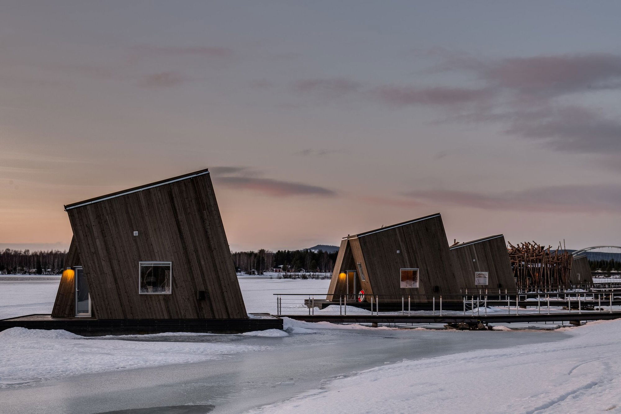 Arctic Bath hotel in Harads, Sweden